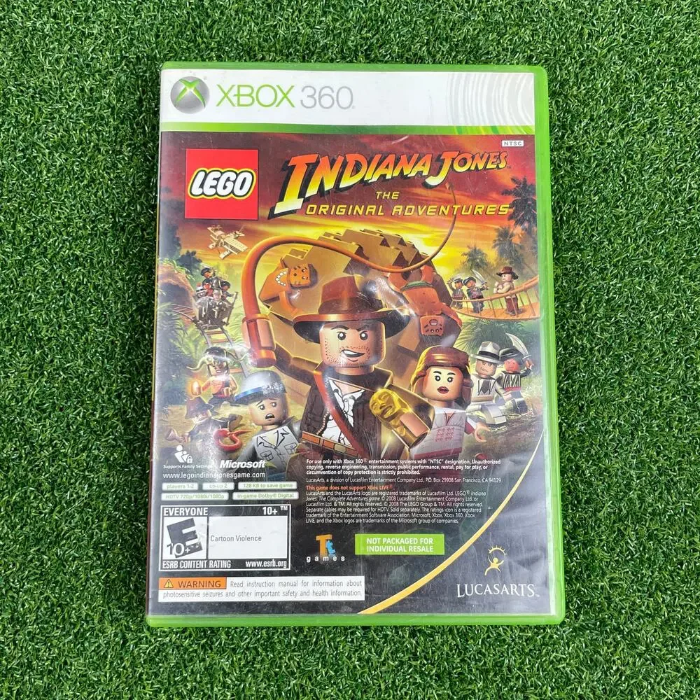Kung Fu Panda and LEGO Indiana Jones Combo (Microsoft Xbox 360, 2008) Tested